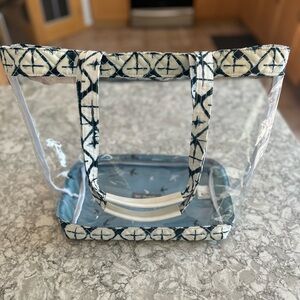 Lug Peekaboo Tote in Diamond White Clear Tote 💎